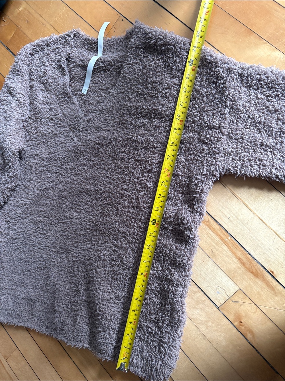 Aritzia The Group Babaton Sz XXS Tessin Tan Relaxed Oversized Lounge Sweater - Picture 10 of 11
